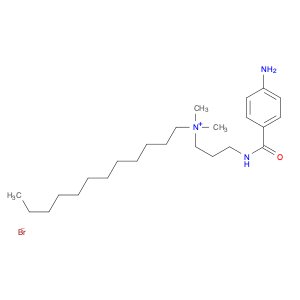 1-Dodecanaminium, N-[3-[(4-aminobenzoyl)amino]propyl]-N,N-dimethyl-, bromide (1:1)