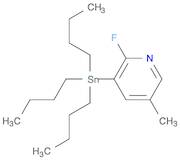 Pyridine, 2-fluoro-5-methyl-3-(tributylstannyl)-