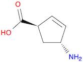 2-Cyclopentene-1-carboxylic acid, 4-amino-, (1R,4R)-rel-