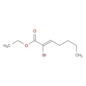 2-Heptenoic acid, 2-bromo-, ethyl ester, (2Z)-