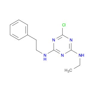 1,3,5-Triazine-2,4-diamine, 6-chloro-N2-ethyl-N4-(2-phenylethyl)-