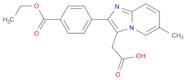 Imidazo[1,2-a]pyridine-3-acetic acid, 2-[4-(ethoxycarbonyl)phenyl]-6-methyl-