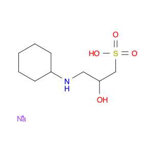 1-Propanesulfonic acid, 3-(cyclohexylamino)-2-hydroxy-, sodium salt (1:1)