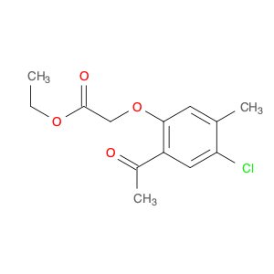 Acetic acid, 2-(2-acetyl-4-chloro-5-methylphenoxy)-, ethyl ester