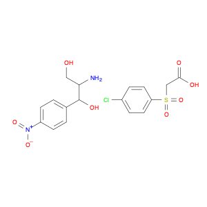 Acetic acid, 2-[(4-chlorophenyl)sulfonyl]-, compd. with 2-amino-1-(4-nitrophenyl)-1,3-propanediol …