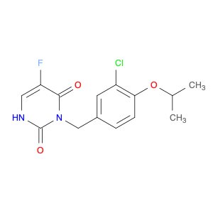2,4(1H,3H)-Pyrimidinedione, 3-[[3-chloro-4-(1-methylethoxy)phenyl]methyl]-5-fluoro-