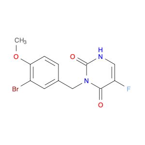 2,4(1H,3H)-Pyrimidinedione, 3-[(3-bromo-4-methoxyphenyl)methyl]-5-fluoro-