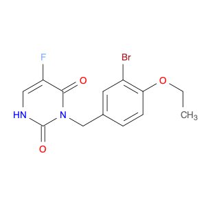 2,4(1H,3H)-Pyrimidinedione, 3-[(3-bromo-4-ethoxyphenyl)methyl]-5-fluoro-