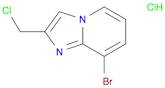 Imidazo[1,2-a]pyridine, 8-bromo-2-(chloromethyl)-, hydrochloride (1:1)