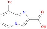 Imidazo[1,2-a]pyridine-2-carboxylic acid, 8-bromo-