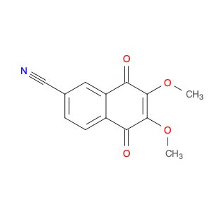 6,7-Dimethoxy-5,8-dioxo-5,8-dihydronaphthalene-2-carbonitrile