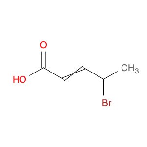 2-Pentenoic acid, 4-bromo-