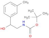 Carbamic acid, N-[2-hydroxy-2-(3-methylphenyl)ethyl]-, 1,1-dimethylethyl ester