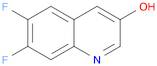 3-Quinolinol, 6,7-difluoro-