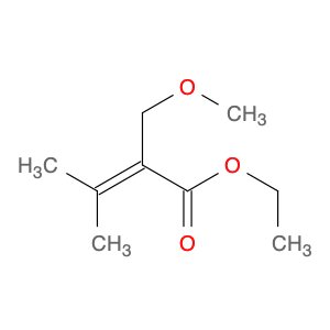 2-Butenoic acid, 2-(methoxymethyl)-3-methyl-, ethyl ester