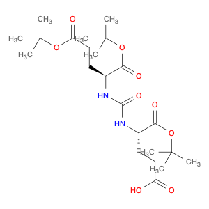 L-Glutamic acid, N-[[[(1S)-3-carboxy-1-[(1,1-dimethylethoxy)carbonyl]propyl]amino]carbonyl]-, 1,...