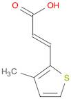 2-Propenoic acid, 3-(3-methyl-2-thienyl)-, (2E)-