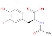 L-Tyrosine, N-acetyl-3,5-diiodo-