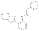 Benzeneacetamide, N-[2-(1H-indol-2-yl)phenyl]-