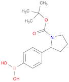 1-Pyrrolidinecarboxylic acid, 2-(4-boronophenyl)-, 1-(1,1-dimethylethyl) ester