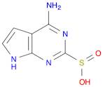 7H-Pyrrolo[2,3-d]pyrimidine-2-sulfinic acid, 4-amino-