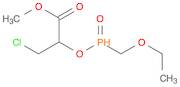 Propanoic acid, 3-chloro-2-[(ethoxymethylphosphinyl)oxy]-, methyl ester