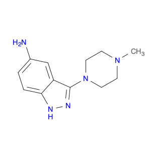 1H-Indazol-5-amine, 3-(4-methyl-1-piperazinyl)-