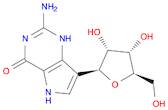 4H-Pyrrolo[3,2-d]pyrimidin-4-one, 2-amino-1,5-dihydro-7-β-D-ribofuranosyl-