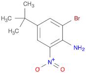 Benzenamine, 2-bromo-4-(1,1-dimethylethyl)-6-nitro-