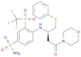 Benzenesulfonamide, 4-[[(1R)-3-(4-morpholinyl)-3-oxo-1-[(phenylthio)methyl]propyl]amino]-3-[(trifl…