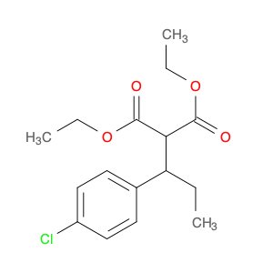 Propanedioic acid, [1-(4-chlorophenyl)propyl]-, diethyl ester