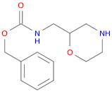 Carbamic acid, N-(2-morpholinylmethyl)-, phenylmethyl ester