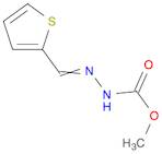 Hydrazinecarboxylic acid, 2-(2-thienylmethylene)-, methyl ester