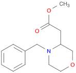 3-Morpholineacetic acid, 4-(phenylmethyl)-, methyl ester