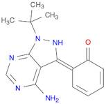 2,4-Cyclohexadien-1-one, 6-[4-amino-1-(1,1-dimethylethyl)-1,2-dihydro-3H-pyrazolo[3,4-d]pyrimidi...