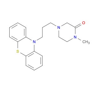 Piperazinone, 1(or 4)-methyl-4(or 1)-[3-(10H-phenothiazin-10-yl)propyl]- (9CI)