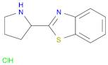 Benzothiazole, 2-(2-pyrrolidinyl)-, hydrochloride (1:1)