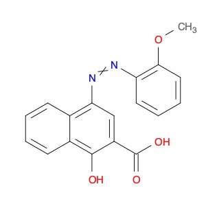2-Naphthalenecarboxylic acid, 1-hydroxy-4-[2-(2-methoxyphenyl)diazenyl]-