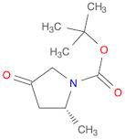 1-Pyrrolidinecarboxylic acid, 2-Methyl-4-oxo-, 1,1-diMethylethyl ester, (2R)-