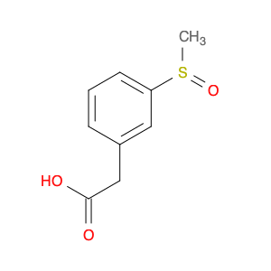 Benzeneacetic acid, 3-(methylsulfinyl)-