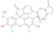 Spiro[isobenzofuran-1(3H),9'-[9H]xanthene]-6-carboxylic acid, 4',5'-dichloro-3',6'-dihydroxy-2',...