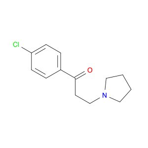 1-Propanone, 1-(4-chlorophenyl)-3-(1-pyrrolidinyl)-