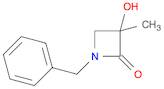 2-Azetidinone, 3-hydroxy-3-methyl-1-(phenylmethyl)-