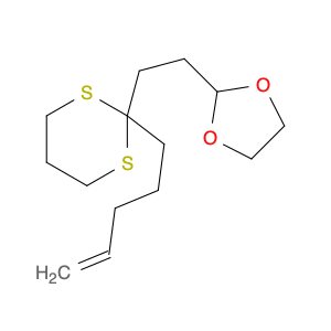 1,3-Dithiane, 2-[2-(1,3-dioxolan-2-yl)ethyl]-2-(4-penten-1-yl)-