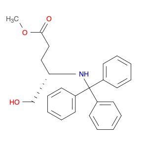 Pentanoic acid, 5-hydroxy-4-[(triphenylmethyl)amino]-, methyl ester, (S)- (9CI)