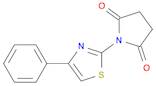 2,5-Pyrrolidinedione, 1-(4-phenyl-2-thiazolyl)-