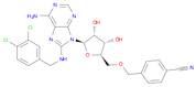 Adenosine, 5'-O-[(4-cyanophenyl)methyl]-8-[[(3,4-dichlorophenyl)methyl]amino]-