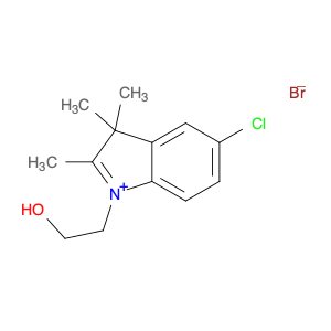 3H-Indolium, 5-chloro-1-(2-hydroxyethyl)-2,3,3-trimethyl-, bromide (1:1)
