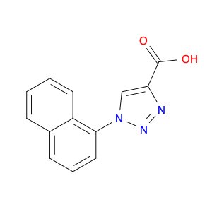 1-(Naphthalen-1-yl)-1H-1,2,3-triazole-4-carboxylic acid