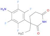 2,6-Piperidinedione, 3-(4-amino-2,3,5,6-tetrafluorophenyl)-3-ethyl-